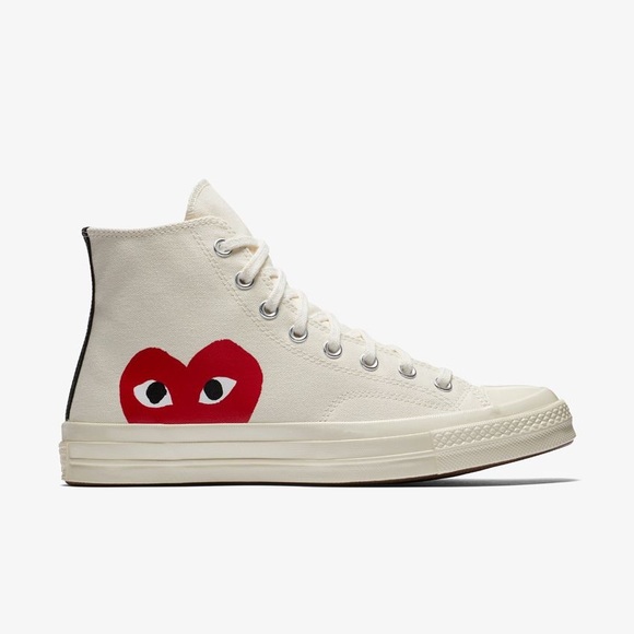 Converse x Comme des Garçons PLAY Chuck 70 High Top - Picture 2 of 11